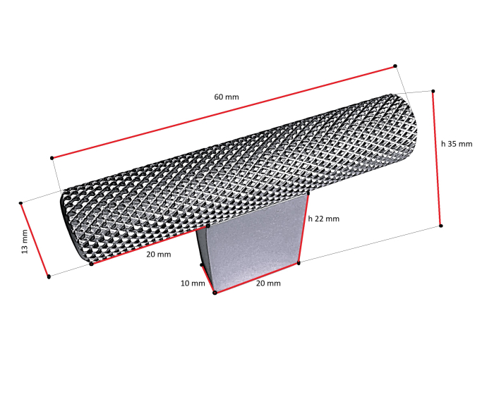 Buton mobilier Slim C [2]