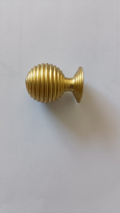 Buton Small Neck Auriu Mat [4]