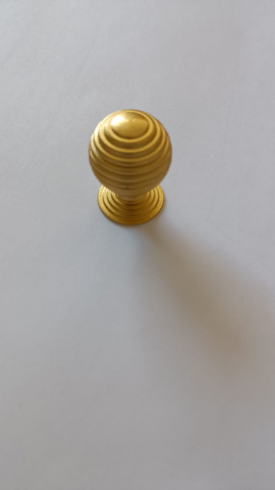 Buton Small Neck Auriu Mat [3]