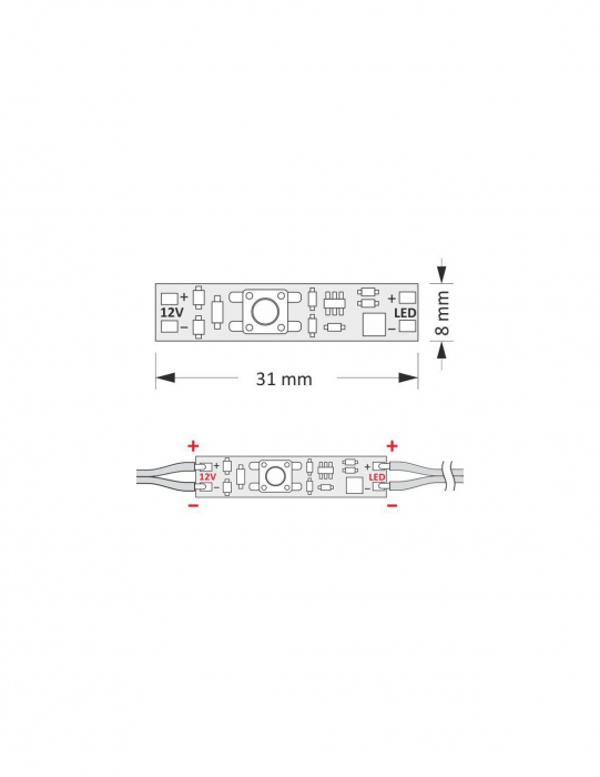 Comutator Mecanic MS60 pentru Profil LED [3]