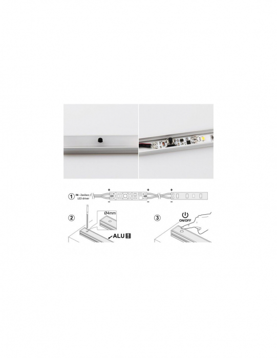 Comutator Mecanic MS60 pentru Profil LED [2]
