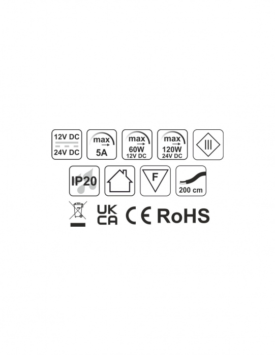 Comutator RUMMY cu Senzor de Proximitate pentru Profile cu LED [2]