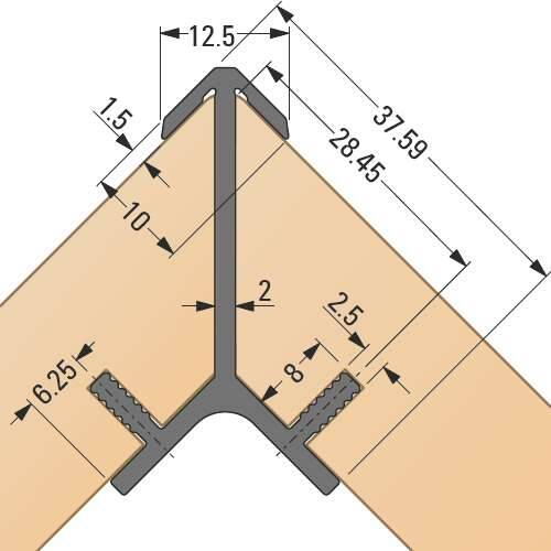 Conector de colț 19 mm [4]