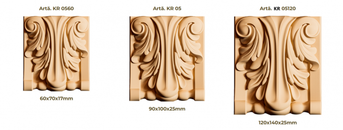 Elemente Decorative Console Capitelli - Modelul KR 05* | Accesorii decorare mobilier | Elemente  elegante mobilă | accesorii decorative | console decorare mobilă [2]