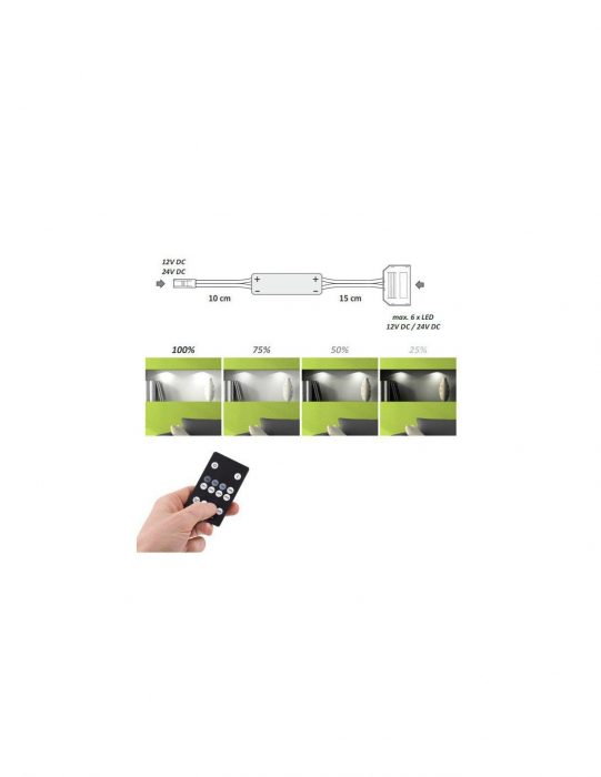 Controler cu Telecomandă RF și Distribuitor 6 ieșiri [2]