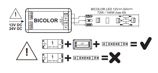 Controler LED Bicolor [3]