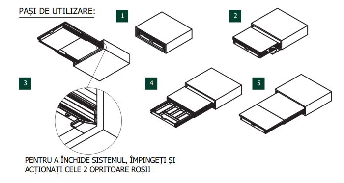 Cook - Mecanism 3 în 1 pentru extensie blat [11]