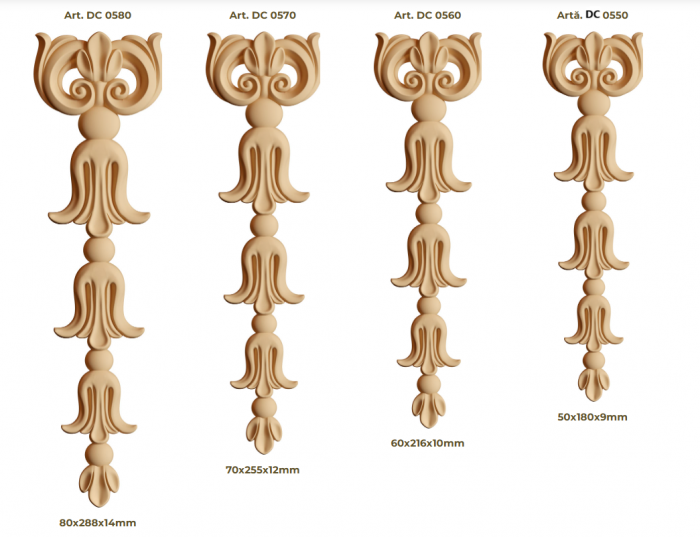 Element Decorativ Lemn și MDF Decor - Modelul DC 05* [2]