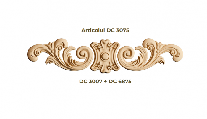 Element Decorativ Lemn și MDF Decor - Modelul DC 3075 / 4075 [2]