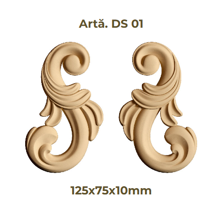 Element Decorativ Lemn și MDF Decor - Modelul DS 01 [4]