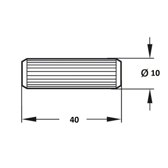 Dibluri lemn fag canelate – Ø 10 mm [6]