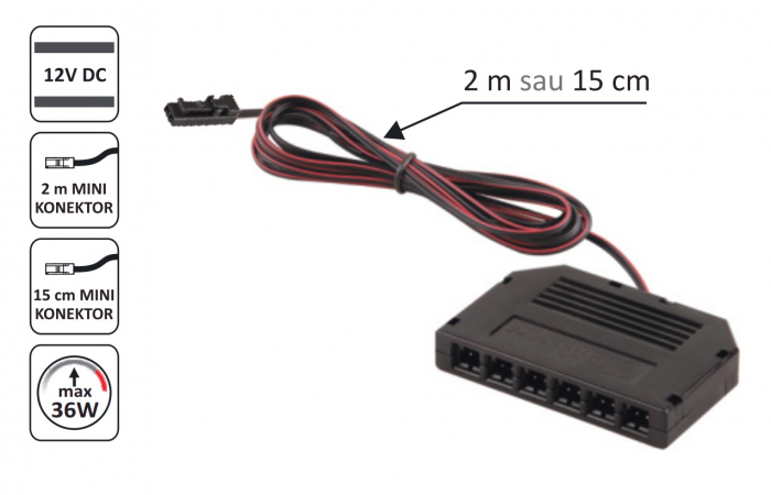 Distribuitor cu 6 ieșiri marca Design Light [1]