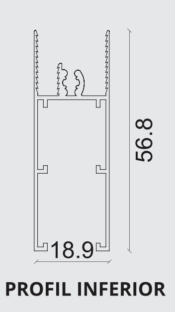 Eco Slide - Profil inferior 3m [3]
