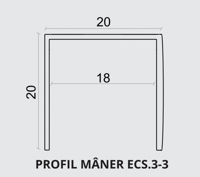 Eco Slide - Sistem 2 sau 3 uși glisante finisaj Inox [8]