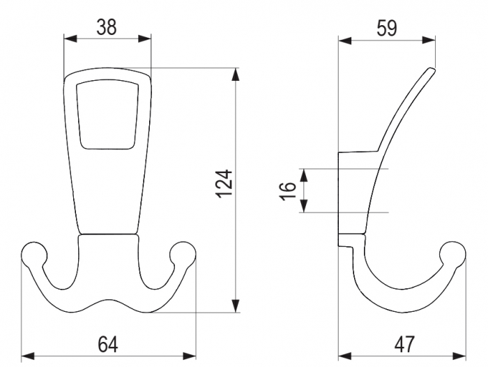 Ener Hook 64 x 124 mm [2]