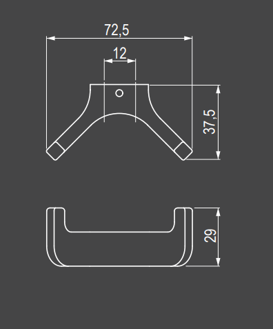 Agățătoarea pentru cuier Extendo "U" Hook [2]