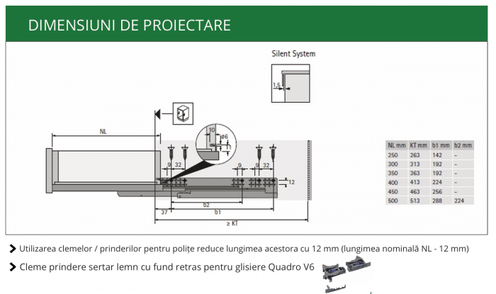 Glisierele Quadro V6  Push To Open, marca Hettich [5]