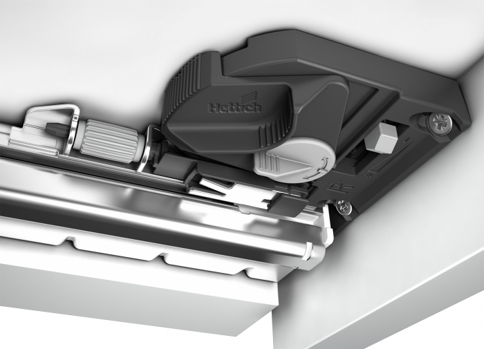 Glisiere soft close Quadro V6 extragere Totală, marca Hettich  [5]