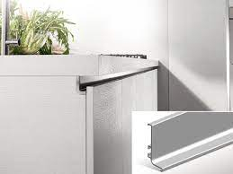 Profil GOLA ,,L "(J) 4.1m  finisaj negru/alb/inox, marca OPES, pentru montaj sub blat [2]