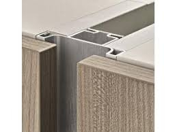 Profilele GOLA ,,Vertical-dublu " finisaj Auriu 2.7m pentru corpuri de mobilier tip ,,soldat" marca OPES [5]