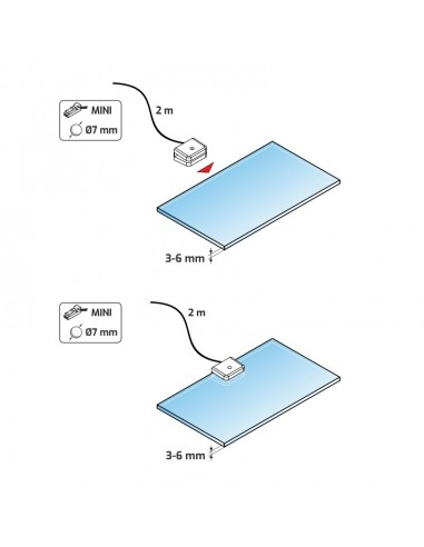 LED Clip 3D - Negru [5]