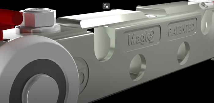 Magic2 - Componente sistem glisare uși din sticlă [3]