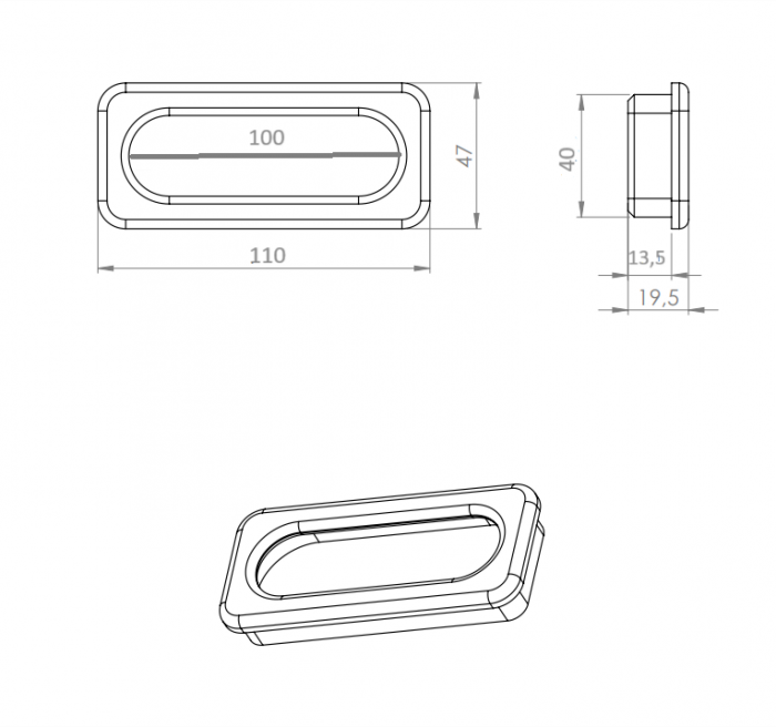 Mâner Lemn Vasca 110 mm [2]