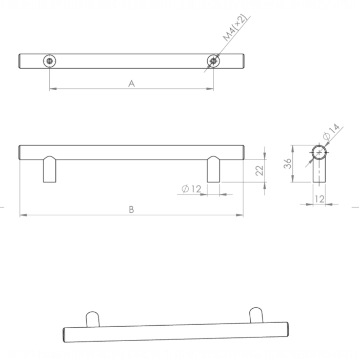 Mâner Mella  160 mm [2]
