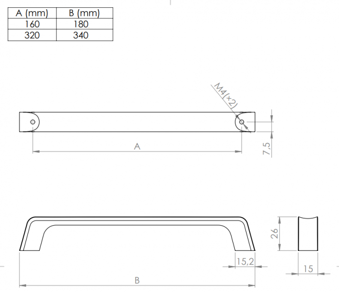 Mâner Scoop finisaj Auriu mat [3]