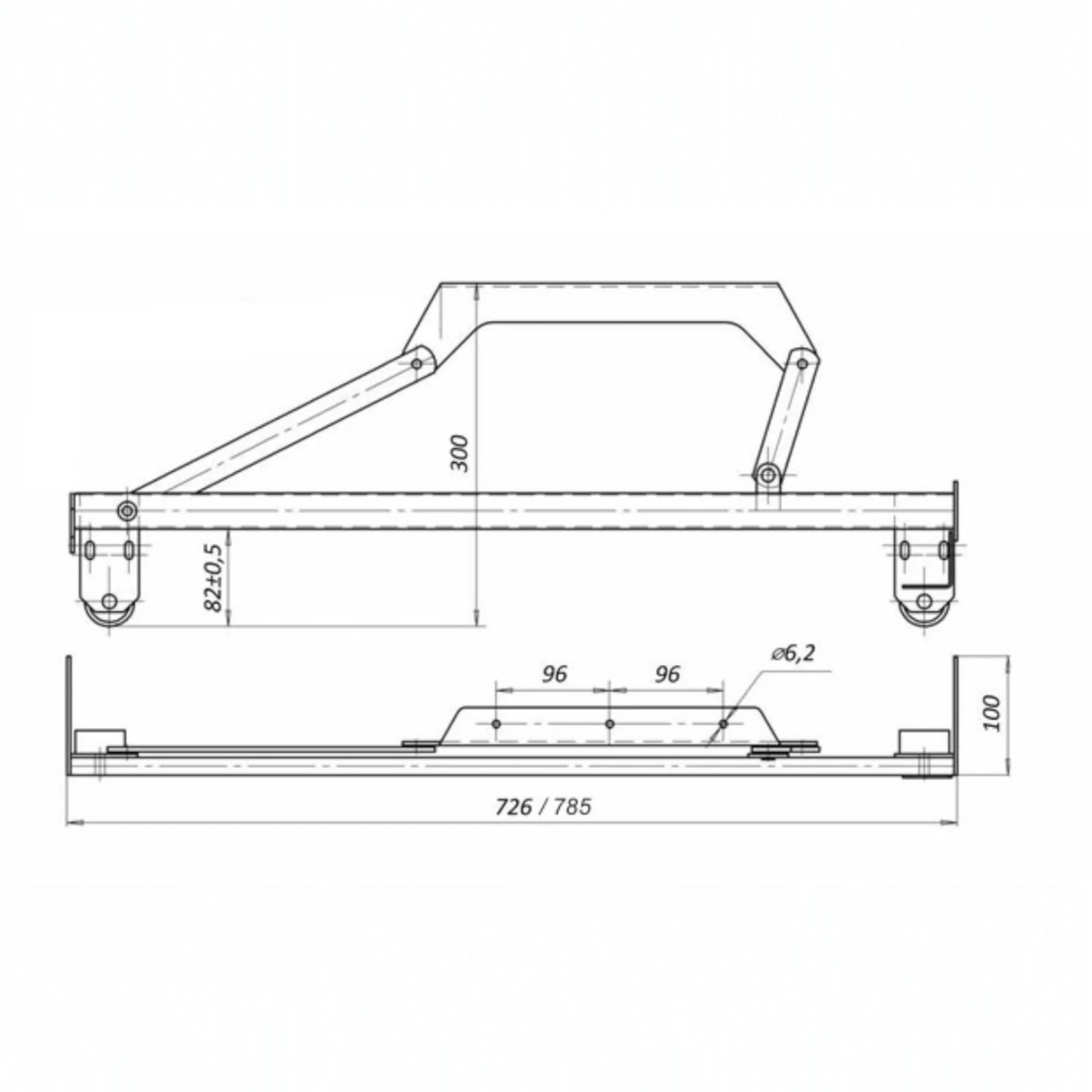 Mecanism canapea extensibilă VG cu roți interioare – sistem transformare în pat cu extensie semicirculară [2]