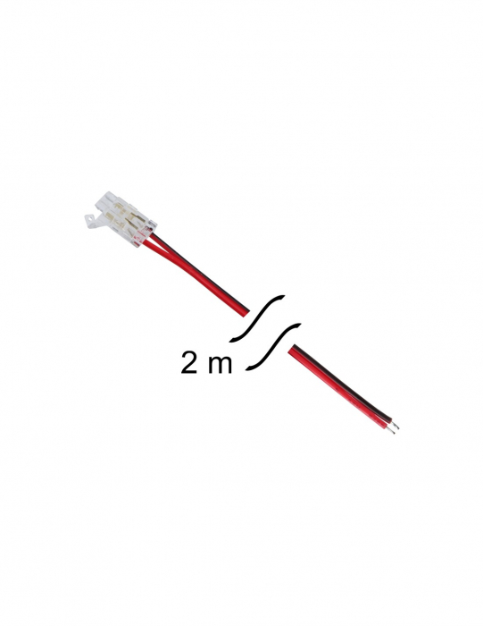 Micro conector bandă LED COB 8mm, cu minimufă [3]