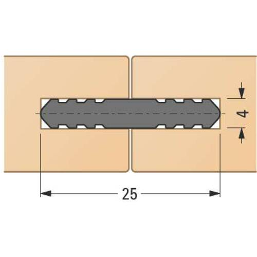 Pană de îmbinare pentru Plăci  de lucru - 25 x 4 mm [3]