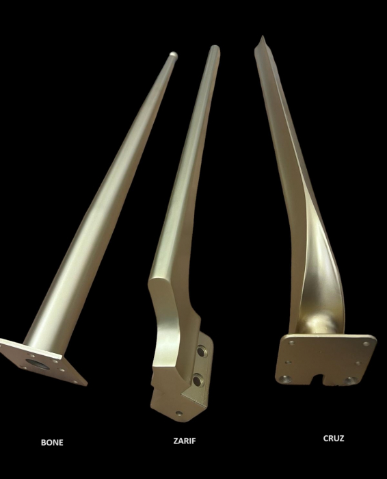 Picior Bone finisaj Auriu mat [7]