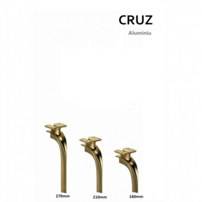 Picior Cruz - Auriu mat [3]