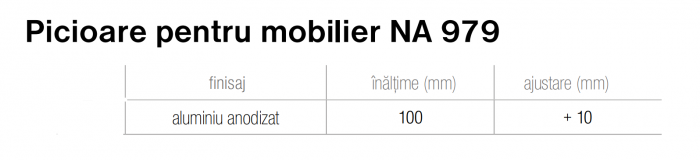 Picior mobilier  NA 979 [3]