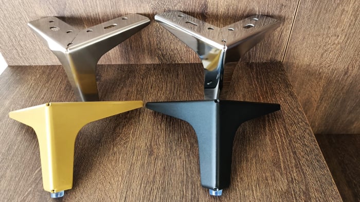 Picior mobilier S71 finisaj Auriu mat [2]
