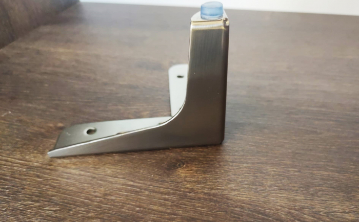 Picior mobilier S71 h 100 mm - finisaj oțel [4]