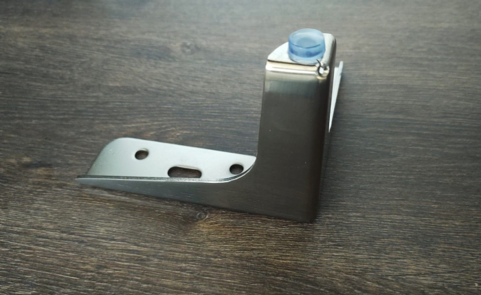 Picior mobilier S71 h 100 mm - finisaj oțel [5]