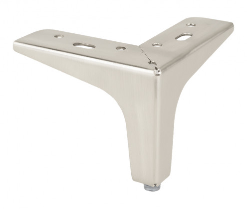 Picior mobilier S71 h 100 mm - finisaj oțel [2]
