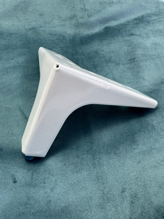 Picior mobilier S71 h 100 mm - finisaj RAL 9006 [5]