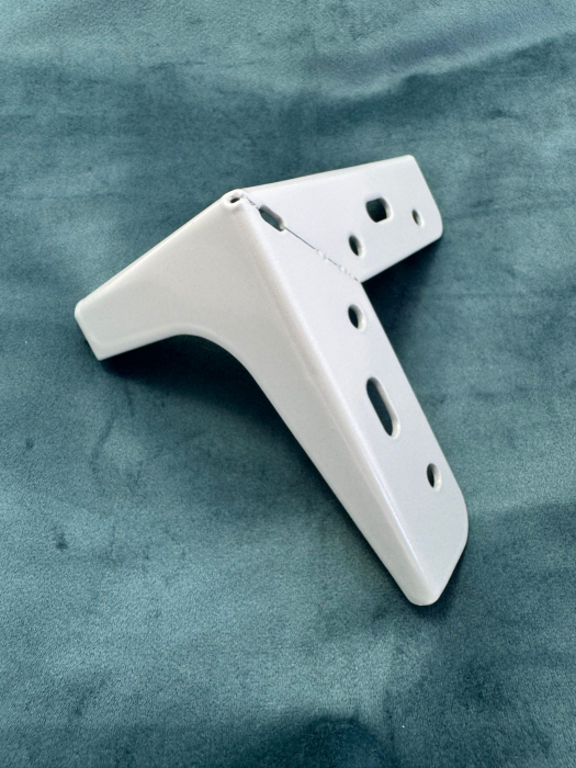 Picior mobilier S71 h 100 mm - finisaj RAL 9006 [6]