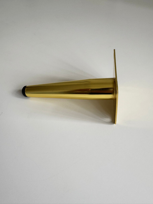 Picior mobilier VG conic h150 mm auriu lucios [6]