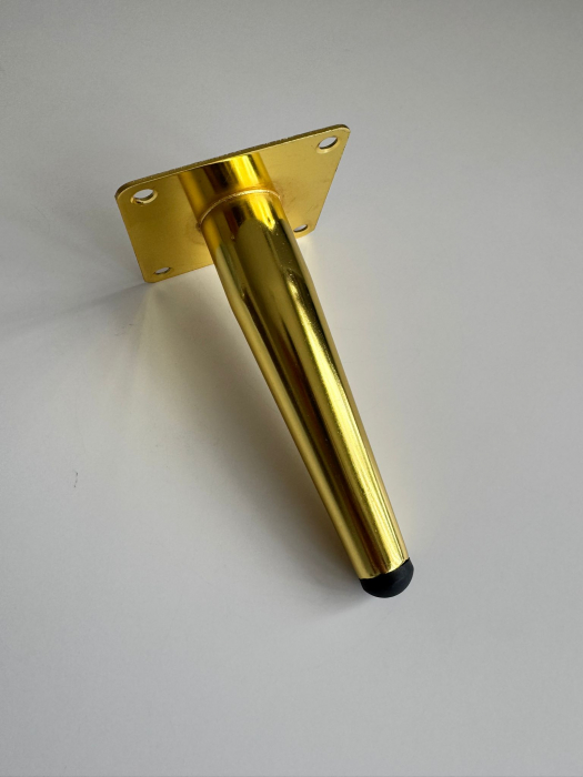 Picior mobilier VG conic h150 mm auriu lucios [3]