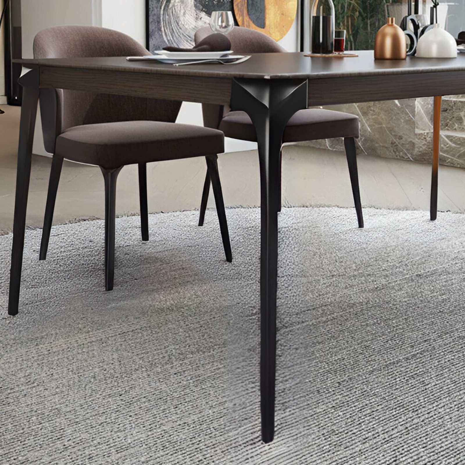 Picior Panama finisaj Negru mat [2]