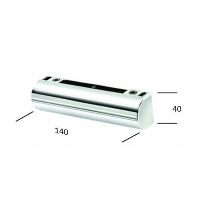 Picior Sofa Semi VG, Plastic finisaj Crom lucios - set 4 buc [2]
