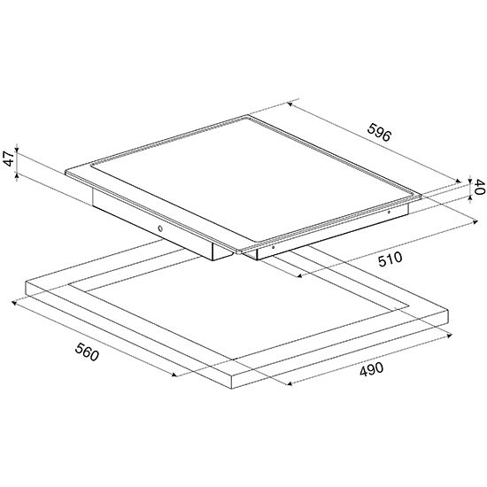Plita vetroceramica incorporabila P864 A/PO [4]
