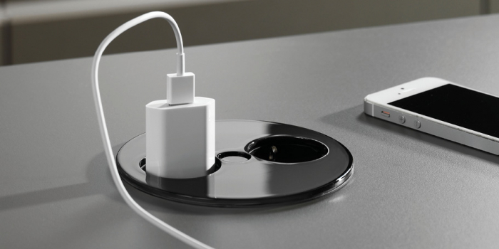 Sistem  încorporabil Twist cu 2 prize Schuko marca BACHMAN [4]