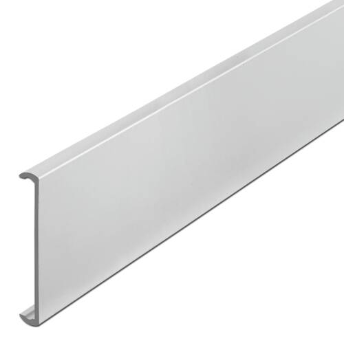 Profil aluminiu cu margini de fixare - Argintiu mat [2]