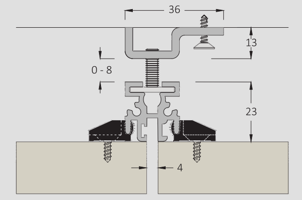 Profil aluminiu pentru sistem Vertiko [2]