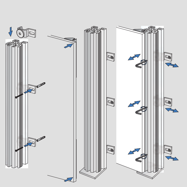 Profil aluminiu pentru sistem Vertiko [3]